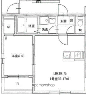 サニーガーデン春日大通り【2階】の間取り