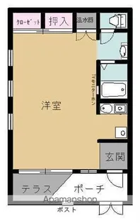 フラット T【1階】の間取り