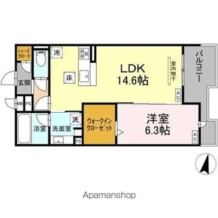 Century Grove 守山【1階】の間取り