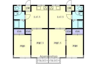 グリーンパル【102号室】の間取り