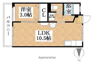 愛知県名古屋市西区中小田井5丁目【マンション】の間取り
