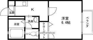 ルミエール西北【1階】の間取り