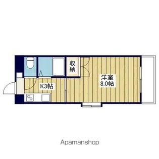 アメニティー御宝【806号室】の間取り