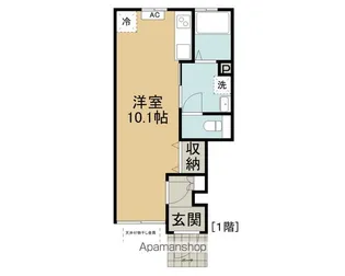 アルト今治別宮【1階】の間取り