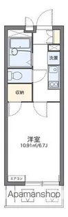 レオパレスプラシーボ上島【2階】の間取り