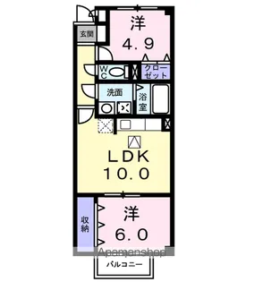 グラン リオ【1階】の間取り