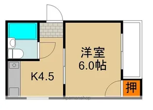 ドリームハイツ宮前【2階】の間取り