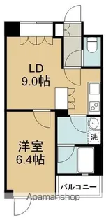 シティ連坊Ⅱ【3階】の間取り