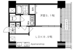 アーバネックス室町【1005号室】の間取り
