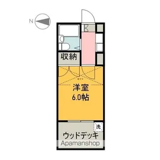 プラザ錦町【110号室】の間取り
