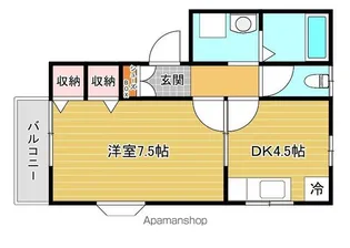 イトーピアⅠ【201号室】の間取り