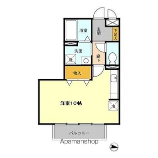 エトワールA【3階】の間取り