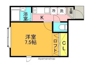 メゾンマグノリア【2階】の間取り