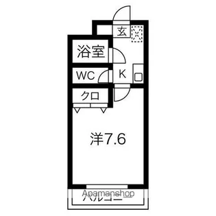JOINNISHIO(ジョインニシオ)【2階】の間取り
