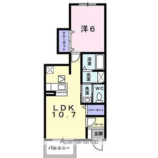 ソル・レヴェンテⅡA【1階】の間取り
