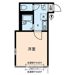 ガーデンスクエア笹塚【1階】の間取り
