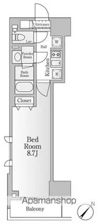 レジディア神田淡路町【7階】の間取り