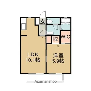 アーネスト南日吉【2階】の間取り