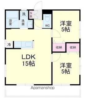 ライトマンション【1階】の間取り