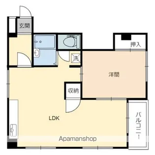 シーズンコートKODEKI【4A号室】の間取り