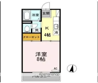 プレジール岡本 B棟【2階】の間取り