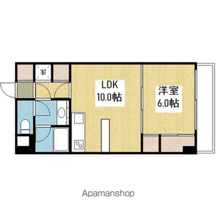 マドンナTOWN RITZ【13階】の間取り