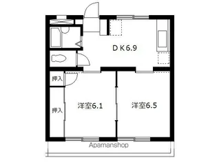 リッカテイル【203号室】の間取り