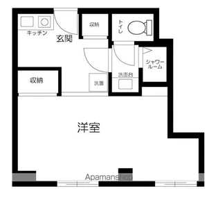 富士前ビル【102号室】の間取り