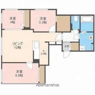 TーSTAGE FUSHIMI【2階】の間取り