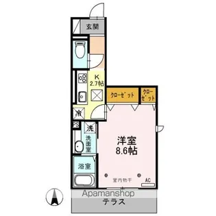 プレミスト Ⅲ【1階】の間取り