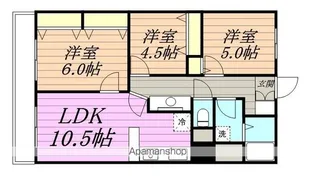 パルシティ仙台【400号室】の間取り