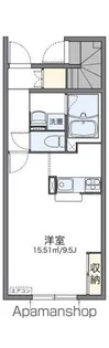 レオネクストウィン【108号室】の間取り