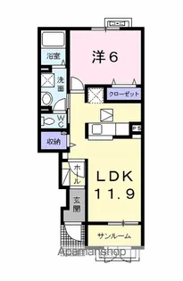ミ カーサ【1階】の間取り