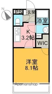 ヒルズタカオカ【3階】の間取り