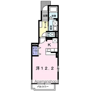 ミニョン ソレイユ【1階】の間取り