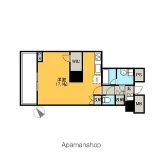 THE TOKYO TOWERS MIDTOWER【17階】の間取り