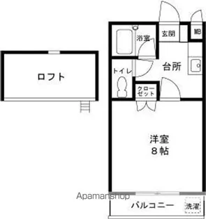 メゾンレジュール【2階】の間取り