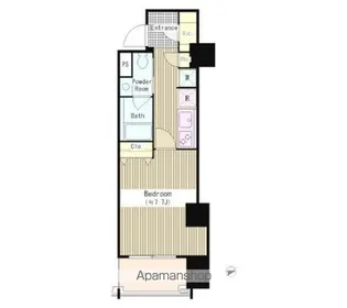 LEMURIA浅草【8階】の間取り