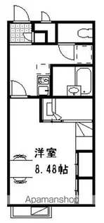 レオパレスDEAR COURT【103号室】の間取り