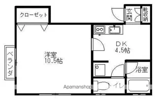 メゾン・ド・エスポワール【21号室】の間取り