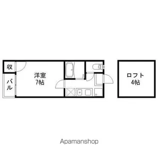 K&Y竹下【1階】の間取り