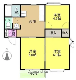 3DKの間取り画像