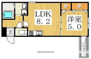 フジパレス我孫子西Ⅲ番館【2階】の間取り