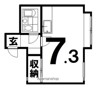 エスポワールハイツ【2階】の間取り