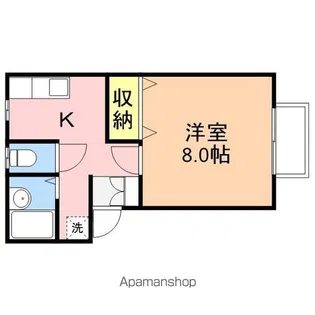 ロジェUⅡ【203号室】の間取り