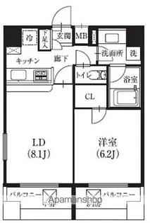 ラ・レジダンス・ド・千駄木【7階】の間取り