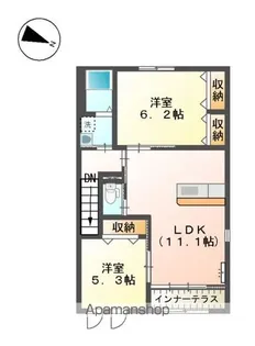サンスリー【2階】の間取り