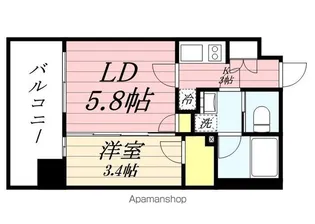 レジデンシャルヒルズデュオプレイス【10階】の間取り