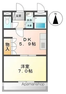 プランドール【2階】の間取り