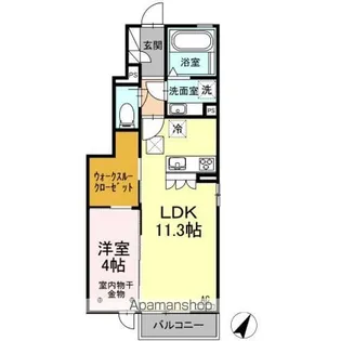 スプラドール Ⅱ【1階】の間取り